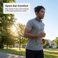thumbnail image 2 of 2026 Upgrade Bone Conduction Headphones, Open-Ear Wireless Earbuds with 8Hrs Playtime, 180mAh Battery, Pain-Free Fit, Waterproof for Running, Gym & Outdoor, 2 of 6