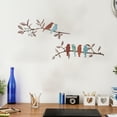 thumbnail image 5 of Hvxrjkn 2 Pcs Metal Bird Wall Art Realistic Bird Wall Art Decorative Metal Bird Wall Decor Easy to Install Bird Art Wall Decor for Home Balcony Indoor Outdoor, 5 of 10