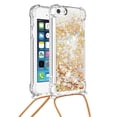 thumbnail image 1 of Funda FOXDOCK para iPhone SE con Cuerda Ajustable, Brillo Líquido, Protección Antigolpes y Lente – Ideal para Regalo, 1 of 6