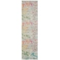 thumbnail image 2 of SAFAVIEH Madison Oscar Abstract Distressed Runner Rug, Grey/Gold, 2'2" x 14', 2 of 9