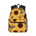 thumbnail image 1 of Fotbe Artistic Zebra Print Sunflower Mochila Ligera Casual para Laptop para Hombres y Mujeres, Mochila Impermeable de Uso Diario, Mochila para Universidad, 1 of 5