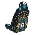 thumbnail image 2 of Wukai Boho Dreamcatcher Full Set Car Seat Covers with Soft Padding Universal Auto Front Seats Protector and Cushion Mat, 2 of 5