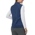 thumbnail image 3 of Little Donkey Andy Lightweight Fleece Lined Golf Hiking Vest for Women Waterproof Softshell Running Casual Sleeveless Jacket Navy Stars XS, 3 of 7