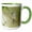 Green/White, variant on 3drose, Tufted Titmouse, Baeolophus Bicolor, in Live Oak Tree, Florida, 15oz Mug