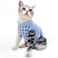 thumbnail image 1 of Cat Body After Op Op Body para perros Ropa para gatos Solo para gatos Traje de recuperación para gatos Afortunado Sencillez, 1 of 5