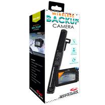 Whistler Wireless Backup Camera, WBU-800, Easy DIY Install, No Drilling or Hardwiring, 4.3" Monitor, Solar Recharging, Weather Resistant