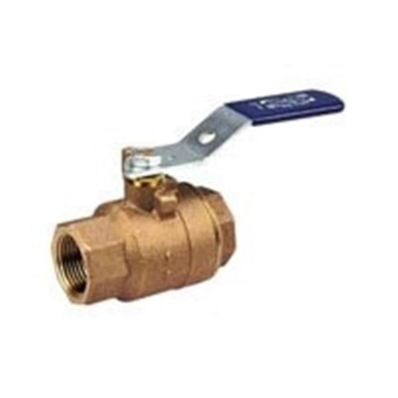 Nibco 1-1/2" FNPT Bronze Ball Valve Inline T58570 1-1/2