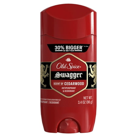 Old Spice Red Collection Swagger Scent Invisible Solid Antiperspirant Deodorant for Men  3.4oz 3 Pack
