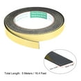 thumbnail image 2 of Uxcell 15mm Wide 1mm Thick 5m Long Weather Strip Foam Seal Tape, 2 of 5