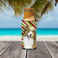 thumbnail image 3 of Australian Shepherd Candy Cane Holiday Christmas Ultra Hugger for slim cans, 3 of 6