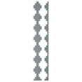 thumbnail image 6 of Ekena Millwork 47"H x 1/8"T Gypsum Adjustable Acrylic Decorative Slat Wall Panel Kit, Silver Mirror (contains 14 Slats + 1 Straight Edge Starter Slat), 6 of 12