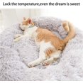 thumbnail image 2 of Cat Beds for Indoor Cats,Washable Donut Cat and Dog Bed,Soft Plush Pet Cushion,Waterproof Bottom Fluffy Dog and Cat Calming and Self Warming Bed for Sleep Improvement。, 2 of 5