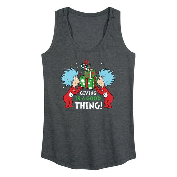 Cat in the Hat - Giving Is A Good Thing - Women's Racerback Tank Top