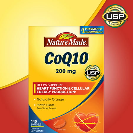 Nature Made CoQ10 200 mg. 140 gélules
