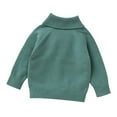 thumbnail image 3 of Toimothcn Casual Infant Toddler Girl's Sweater Long Sleeve Turtleneck Simple Solid Color Knit Sweaters Warm Soft Loose Fit Pullover Knitted Sweater Comfy Girl's Clothing, 3 of 9