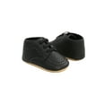 thumbnail image 3 of Mialoley Baby Walking Shoes, Non-Slip Sole Solid Color/Color Block Crib Shoes, 3 of 6