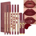 thumbnail image 5 of 7pcs Lip Makeup Matte Lip Liner Set + Lip Lipstick Matte Waterproof Long lasting Lipliner Pen Moisturizing Jelly Lipstick, 5 of 5