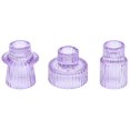 thumbnail image 1 of Portavelas Vixdonos de cristal morado (3 unidades), 1 of 7