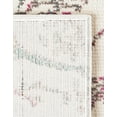 thumbnail image 6 of Unique Loom Blossom Collection Area Rug - Yoshino (2' x 8' Runner Ivory/Gray), 6 of 7