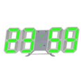 thumbnail image 2 of 3d Led Digital Clock Wall Deco Glowing Night Mode Adjastable Electronic Table Clock Wall Clock Decoration Living Room Led Clock, 2 of 5