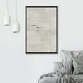 thumbnail image 3 of HFDF Canvas Print Wall Art White Grunge Paint Stroke Collage Abstract Shapes Illustrations Modern Art Decorative Bohemian Relax/Calm Nordic for Living Room, Bedroom, Office - Black 11x14inch Framed, 3 of 6