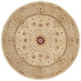 thumbnail image 6 of SAFAVIEH Anatolia Smith Traditional Wool Area Rug, Sand/Walnut, 4' x 4' Round, 6 of 10