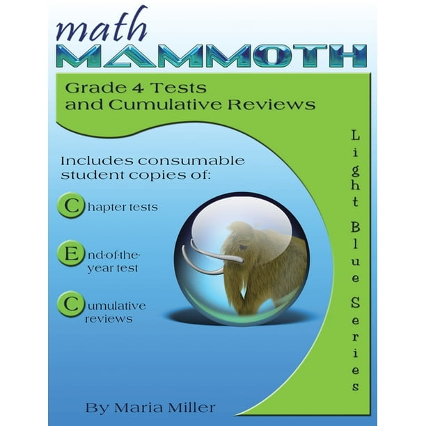 Math Mammoth Grade 4 Tests and Cumulative Reviews (Paperback)