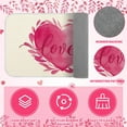 thumbnail image 4 of doreo 2 Pcs Valentine Day Kitchen Mats Love Heart Kitchen Rug Valentine''s Day Doormat Non-Slip Absorbent Floor Mat Seasonal Kitchen Decorative Mat 17x29 and 17x47 Inch(Cute Pattern), 4 of 6