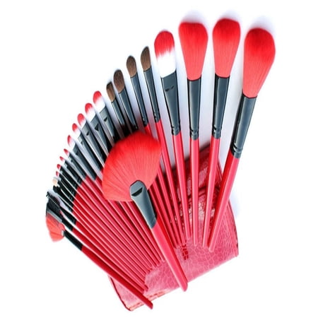 20pcs Set Makeup Brush Set Tools Make Up Toiletry Kit Wool Make Up