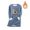 (Fashion 19)Blue, variant on Aimik Women's Winter Fleece Lined Tunic Sweatshirt Heart Graphic Printed Tunic Tops Long Sleeve Crew Neck Lamb Wool Warm Base Top