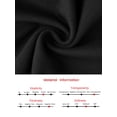 thumbnail image 7 of DARING DIVA Women's Knee Length Button Decor Slit Formal Pencil Skirts Small Black, 7 of 7