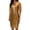 Gold, variant on Glossy Chiffon Dress for Women Round Neck Sequin Sleeves Casual Vacation Beach Travel Elegant Flowy Three-Quarter Sleeve Solid Color Dress, Purple M