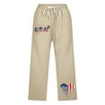 thumbnail image 3 of MKLEKYY Pantalones Cortos para Mujer, Estilo Palazzo de Pierna Ancha, Estilo Bohemio, con Estampado Floral, para Playa, Informales, Holgados, para Vacaciones, Verano 2025, 3 of 3