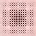thumbnail image 1 of Ahgly Company Indoor Square Patterned Pink Bubble Gum Pink Area Rugs, 7' Square, 1 of 1