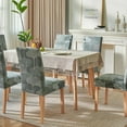thumbnail image 3 of Chair Covers for Dining Room 6 Pack, Stretch Dining Chair Cover, Washable Spandex Kitchen Parsons Chair Slipcovers,Chair Covers for Home or Party, 3 of 6