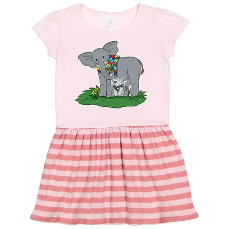 

Inktastic Autism Support Elephants Gift Toddler Girl Dress