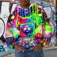 thumbnail image 2 of Boys Graphic Hoodie Sweatshirt, Kids 3D Pullover Cool Print, Long Sleeve Hoodies Pullover, 2 of 3