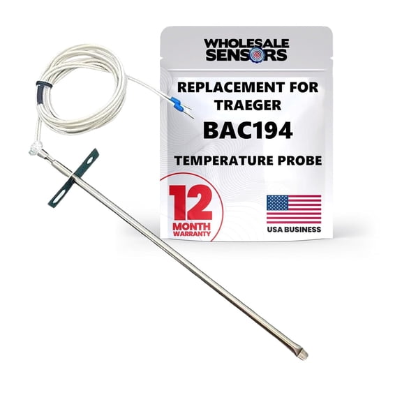 Wholesale Sensors Replacement for Traeger Digital RTD Temperature Probe BAC194 for Traeger Digital Thermostat 12 Month Warranty