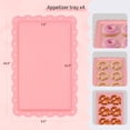 thumbnail image 4 of Juego de soportes para pastel NWK de 10 piezas, rosa, bandejas para cupcakes de 2 y 3 niveles, 4 of 5