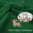 thumbnail image 4 of 3 Pieces Christmas Decorative Hand Towels Embroidered Santa Reindeer Snowman Christmas Tree Dish Towels Fabric Bathroom Towels for Home Kitchen Bathroom Cleaning, 4 of 7