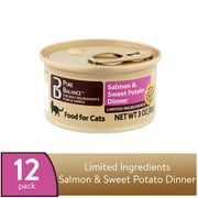 Pure Balance Limited Ingredient Wet Cat Food, Salmon & Sweet Potato Dinner, 3 oz, 12 Count