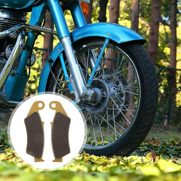 ETHZZLE Zinc Alloy Motorcycle Brake Pads 2Pcs For Braking Performance