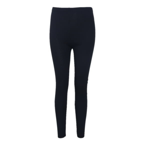 JUNTEX Women Autumn Ankle Length Leggings Cotton Ribbed Knit Striped Tights Slim Pants