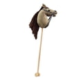 thumbnail image 2 of Fiocias Jouet Cheval en Peluche Perche en Peluche Cheval de Passe-Temps Perche en Bois Poignée Roues Effets Sonores Réalistes Fabriqué à la Main Construction Robuste Convient pour Enfants Cadeau Anniversaire Usage à la Maison Brun Clair, 2 of 8