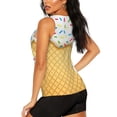 thumbnail image 3 of Fotbe White Ice Cream Blusas Sin Mangas para Mujer – Estilo Casual, Corte Suelto, Slim-Fit, Cuello Redondo Deportivo, Tops de Verano para Gimnasio y Yoga-Small, 3 of 7