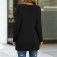 thumbnail image 4 of StSilkitty Loose Casual Sweater for Womens Solid Color Long Sleeve Crewneck Tunic Tops Lightweight Comfy Sweaters, 4 of 6