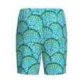 thumbnail image 2 of Lsque Beautiful Seashells Mens Sleep Pajama Shorts,Short Pajama Pants, Cotton Ultra-Soft Knit-X-Large, 2 of 9