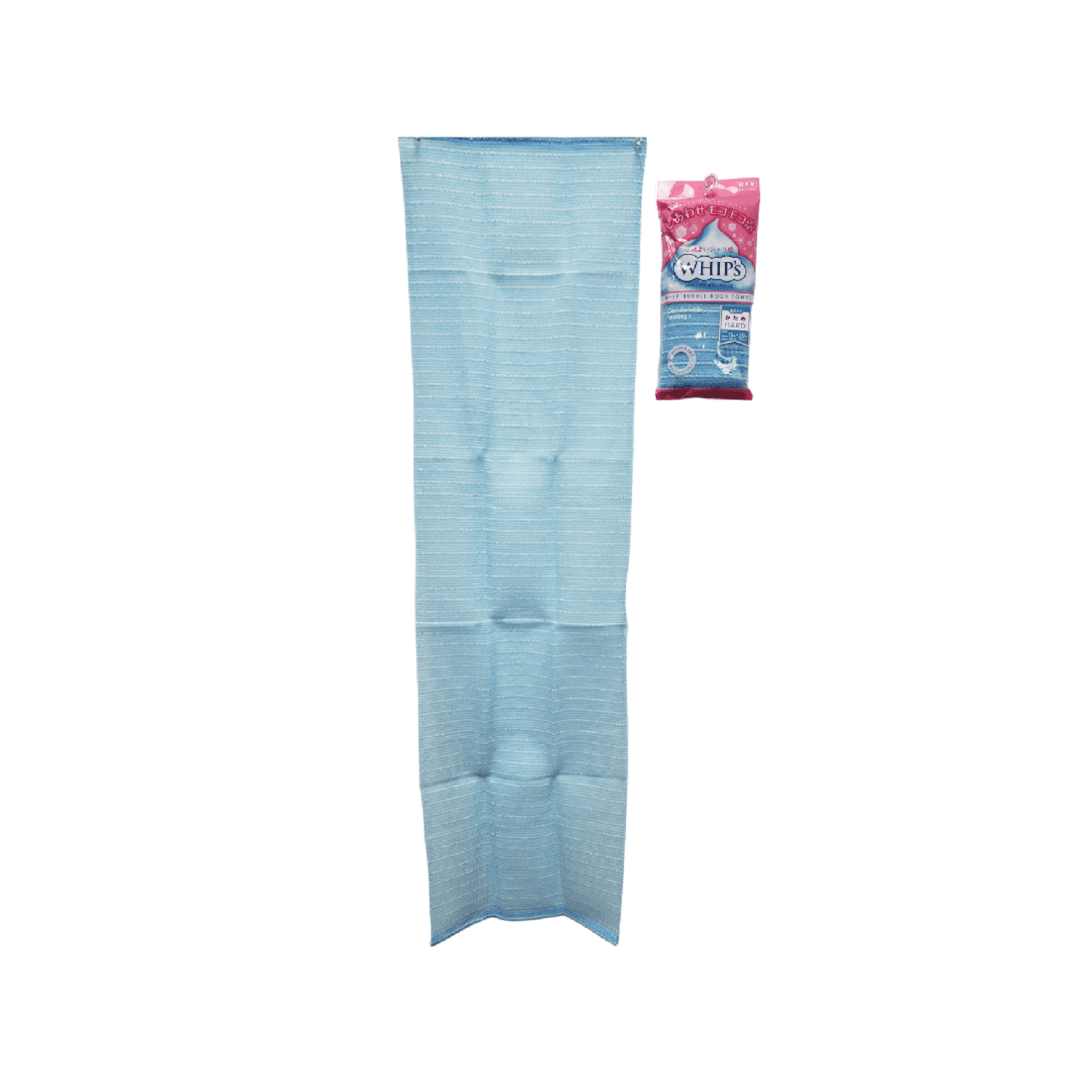 Kokubo Whips Bubble Body Towel Hard Texture Designed for Maximum Exfoliation While Bathing.