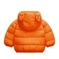 thumbnail image 4 of Vedolay Coats for Girls Long Sleeve Jacket Kids 2023 Outerwear Warm Clothes Orange,100, 4 of 4