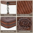 thumbnail image 3 of YOVIEE Womens RFID Wallet with Multiple Card Slots and Cellphone Compartment, Trendy Clutch Card Holder for Women, 3 of 6